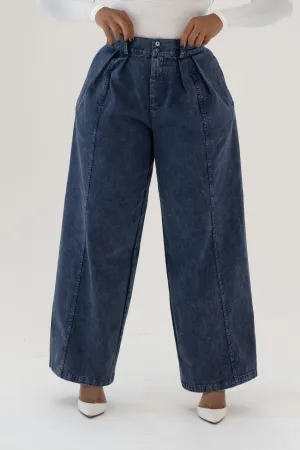 Denim Wide Pants