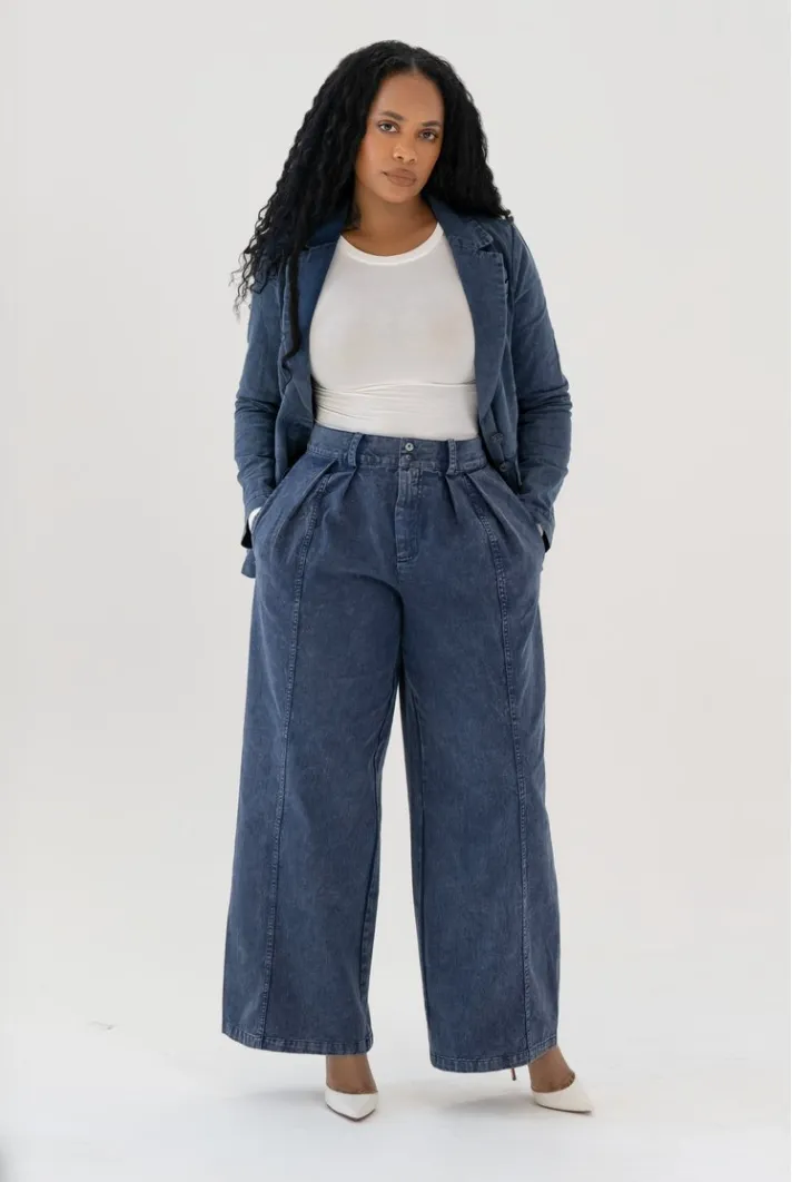 Denim Wide Pants
