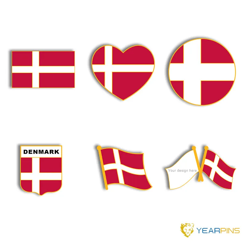 Denmark Flag Pin