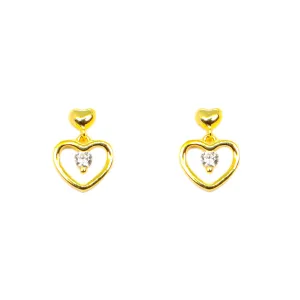 Diamond in My Heart Studs