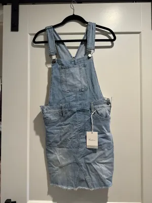 Dress Casual Short By Kancan In Blue Denim, Size: S
