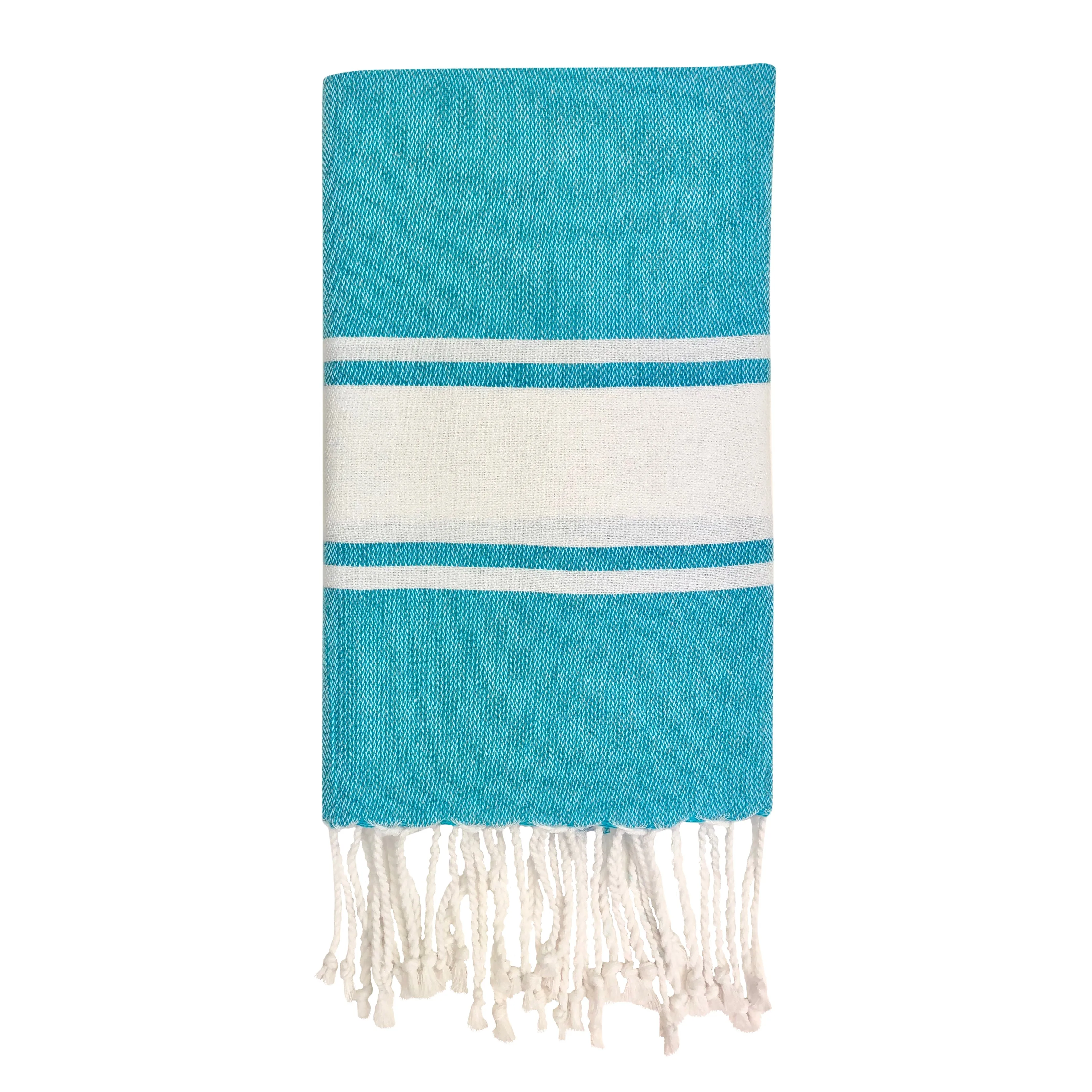 Essential Stripe Turkish Hand Towel by SLATE   SALT