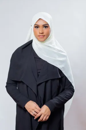 Everyday Premium Chiffon Hijab | Ivory