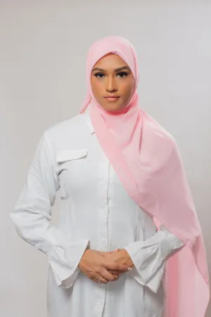 Everyday Premium Chiffon Hijab | Pink