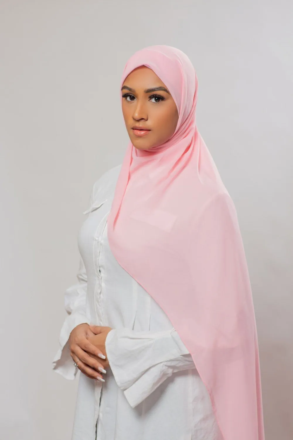 Everyday Premium Chiffon Hijab | Pink