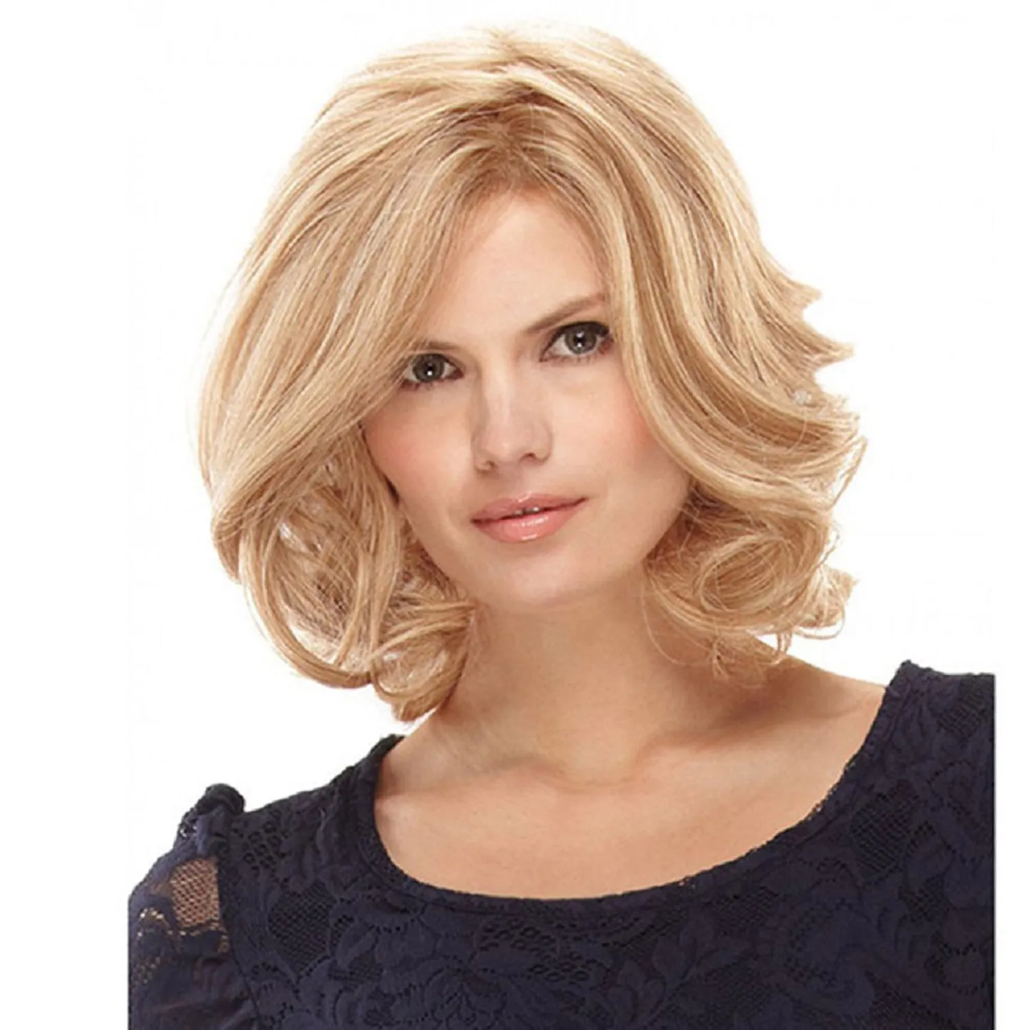 Extra | Blonde Medium Wavy Synthetic Hair Wig