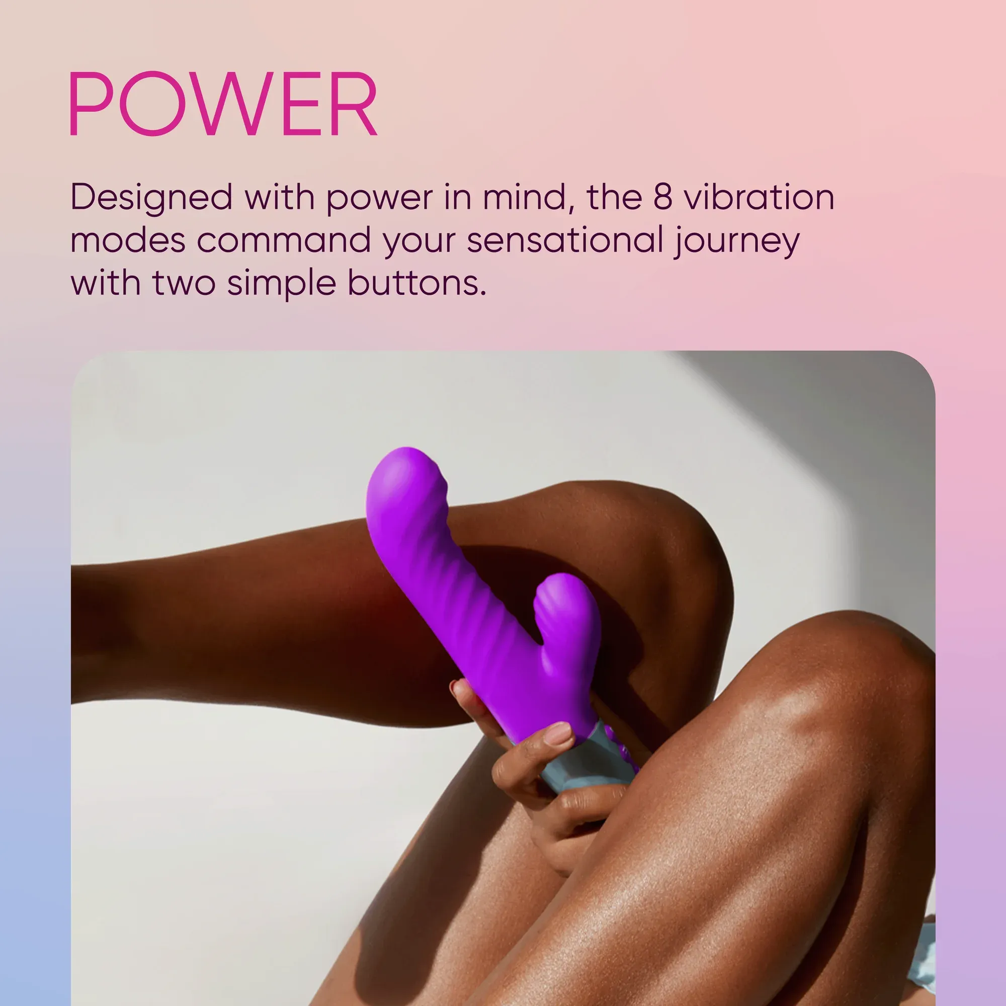 Femme Funn Delola Rechargeable Rabbit Vibrator - Purple