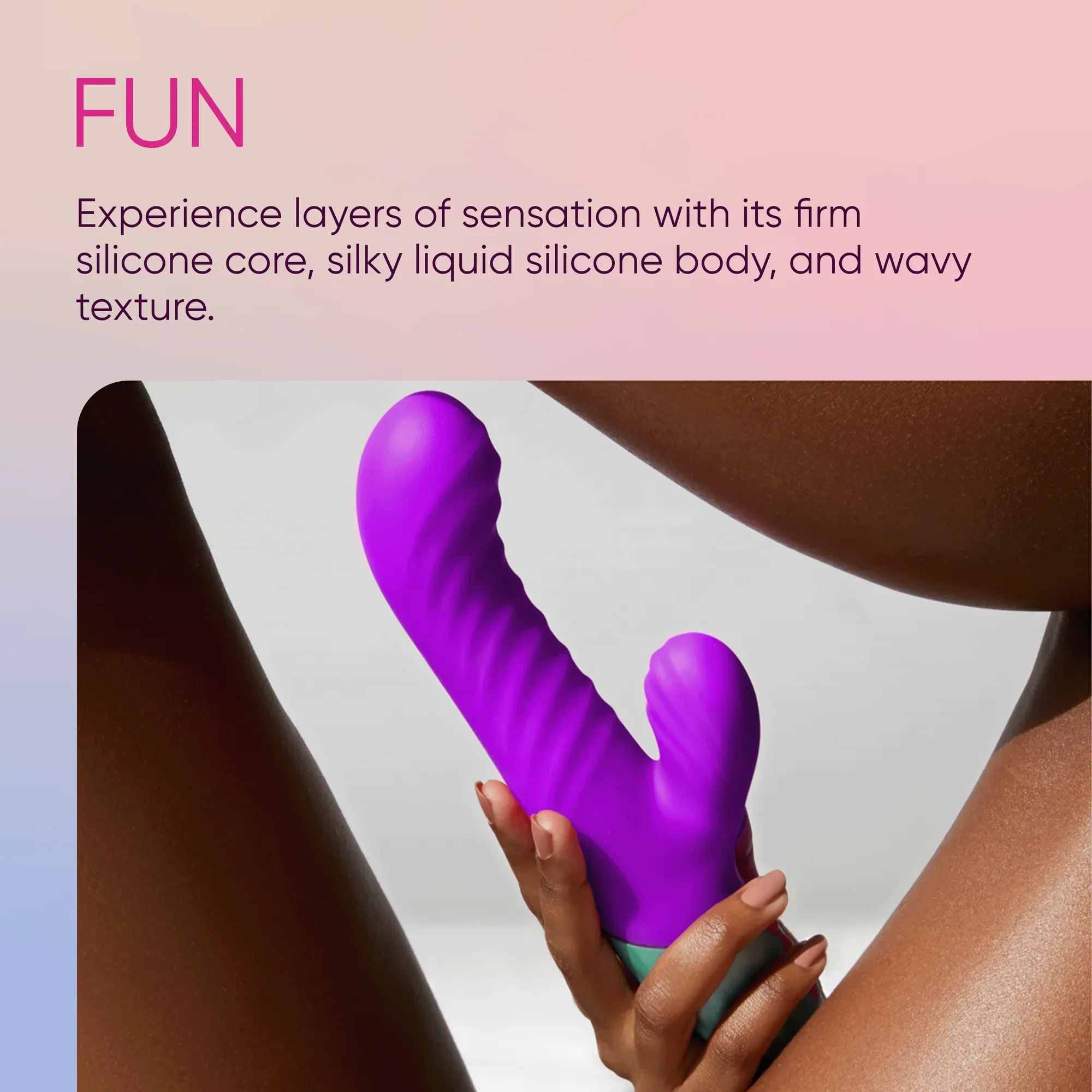 Femme Funn Delola Rechargeable Rabbit Vibrator - Purple