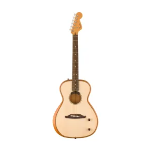 Fender Highway Series Parlor Acoustic Guitar w/Bag, RW FB, Natural