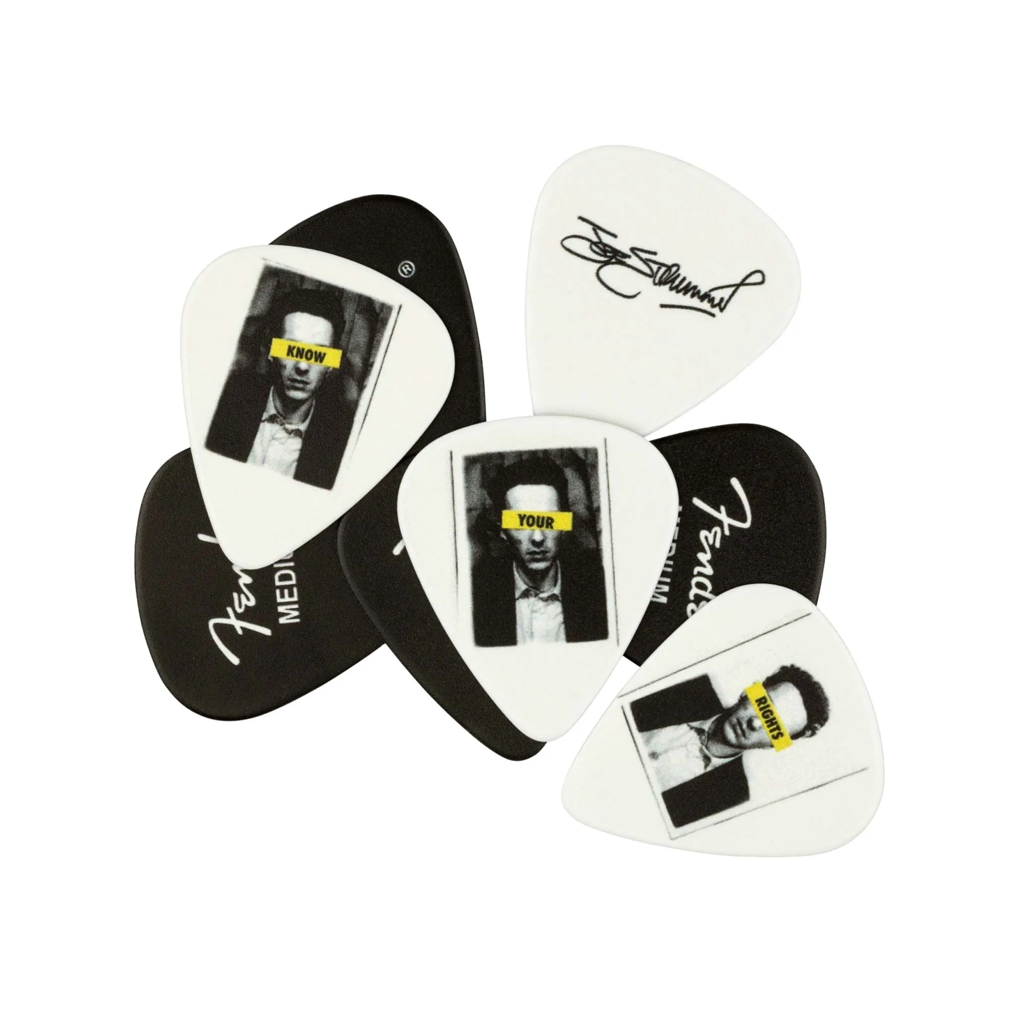 Fender Joe Strummer Pick Tin, Medium, 8-Pack
