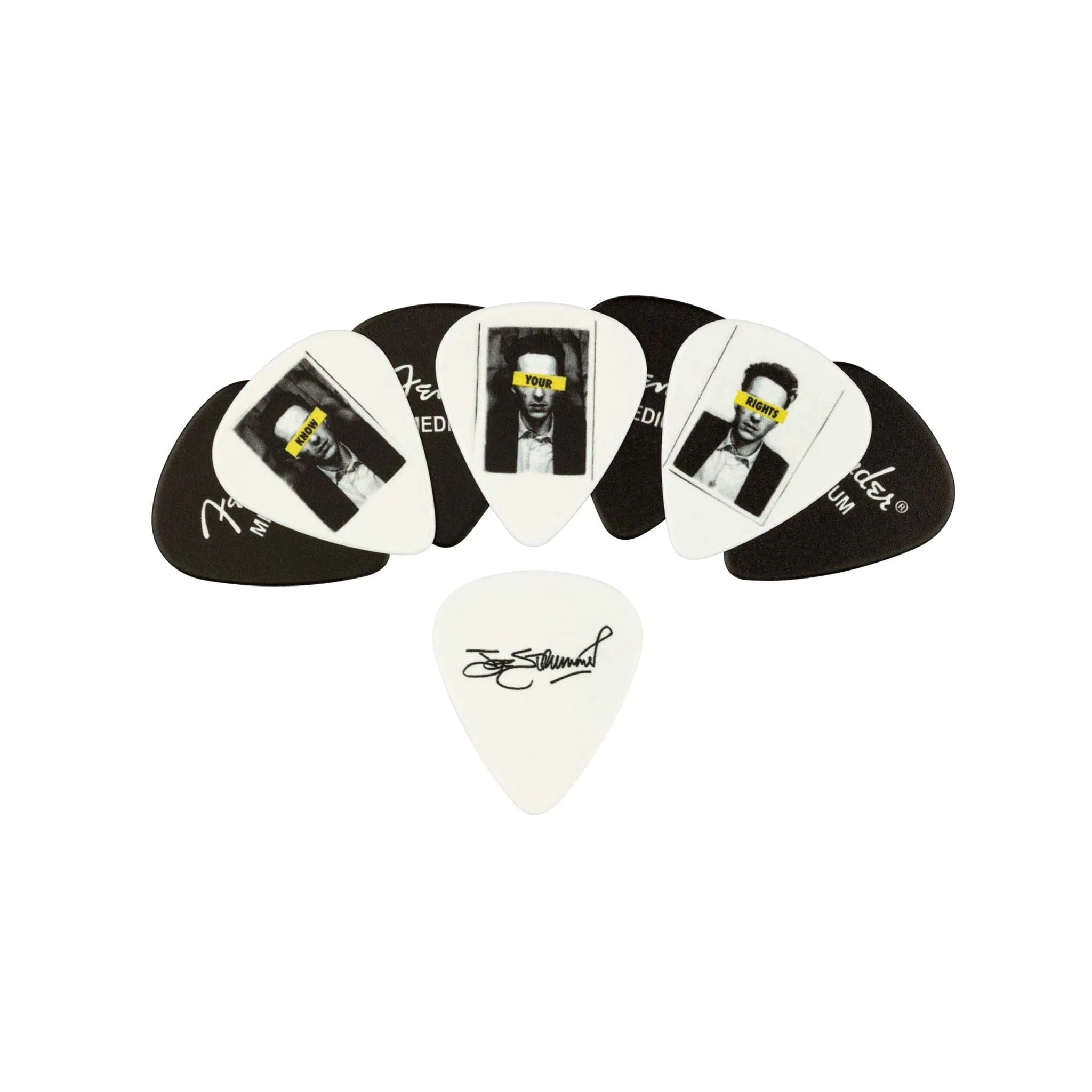 Fender Joe Strummer Pick Tin, Medium, 8-Pack