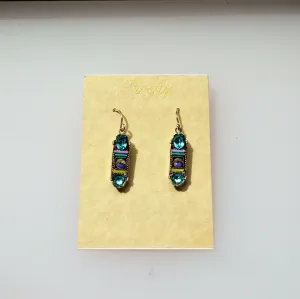 FIREFLY JEWELRY 7369Soft EARRING Blue COLOR New Silver Wire