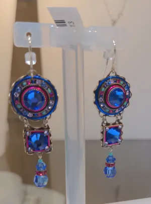 FIREFLY JEWELRY 7478 SAP EARRING New Silver Wire