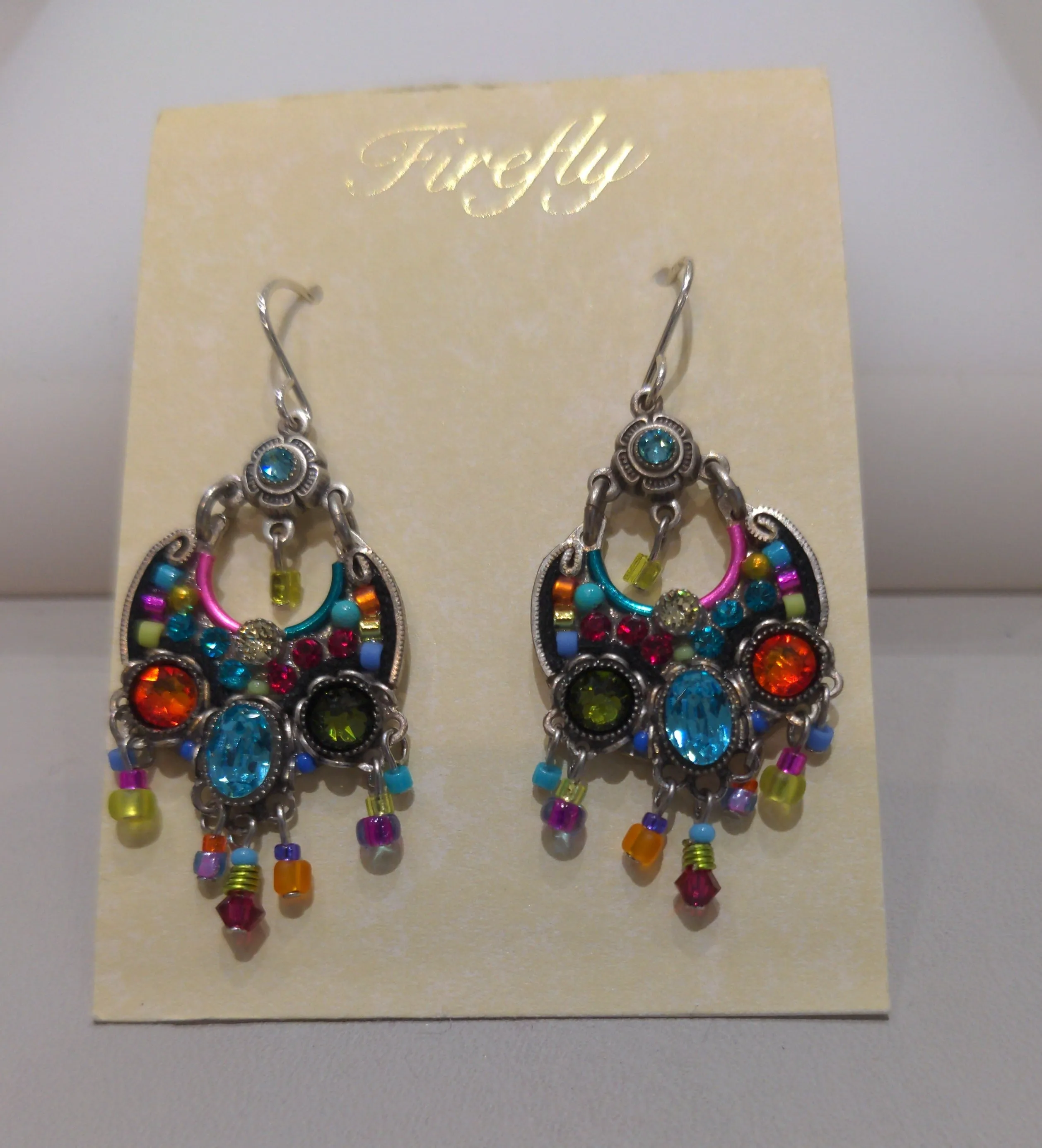 FIREFLY JEWELRY 7657 MC EARRING  Multicolor New Silver Wire