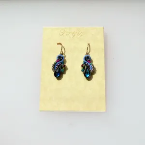 FIREFLY JEWELRY 7732-BB EARRING Blue COLOR New Silver Wire