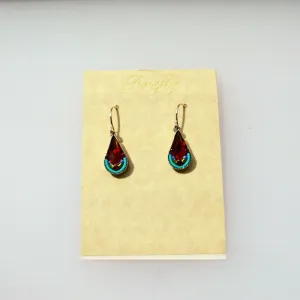 FIREFLY JEWELRY 7733MC EARRING Multi COLOR New Silver Wire