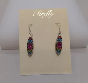 FIREFLY JEWELRY 7836 MC EARRING Multi COLOR New Silver Wire