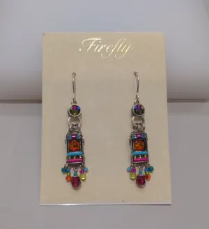 FIREFLY JEWELRY 7841 MC EARRING Multi COLOR New Silver Wire 7841MC