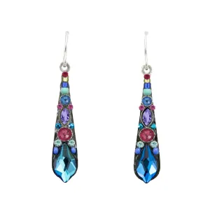 FIREFLY JEWELRY 7848-BB EARRING Bermuda Blue New Silver Wire
