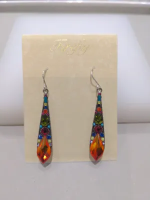 FIREFLY JEWELRY 7849-MC EARRING Multicolor New Silver Wire