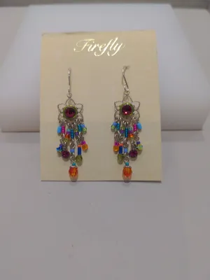 FIREFLY JEWELRY 7868 MC EARRING  Multicolor New Silver Wire
