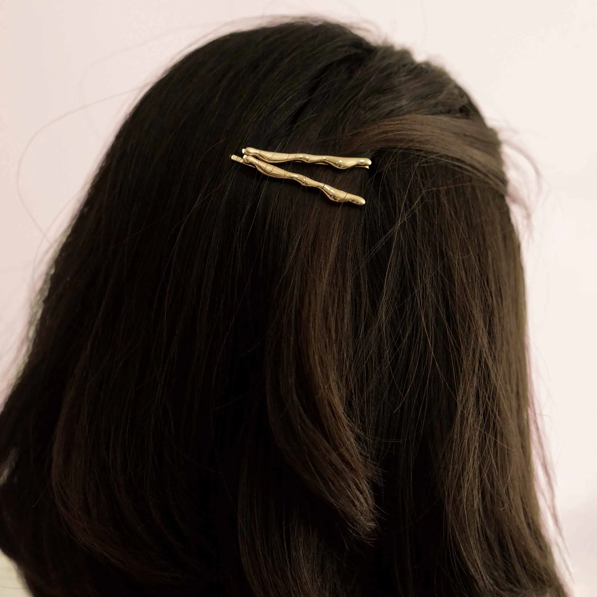 Freshwater Pearl Beaded Metal Hair Bobby Pins | Set of 4