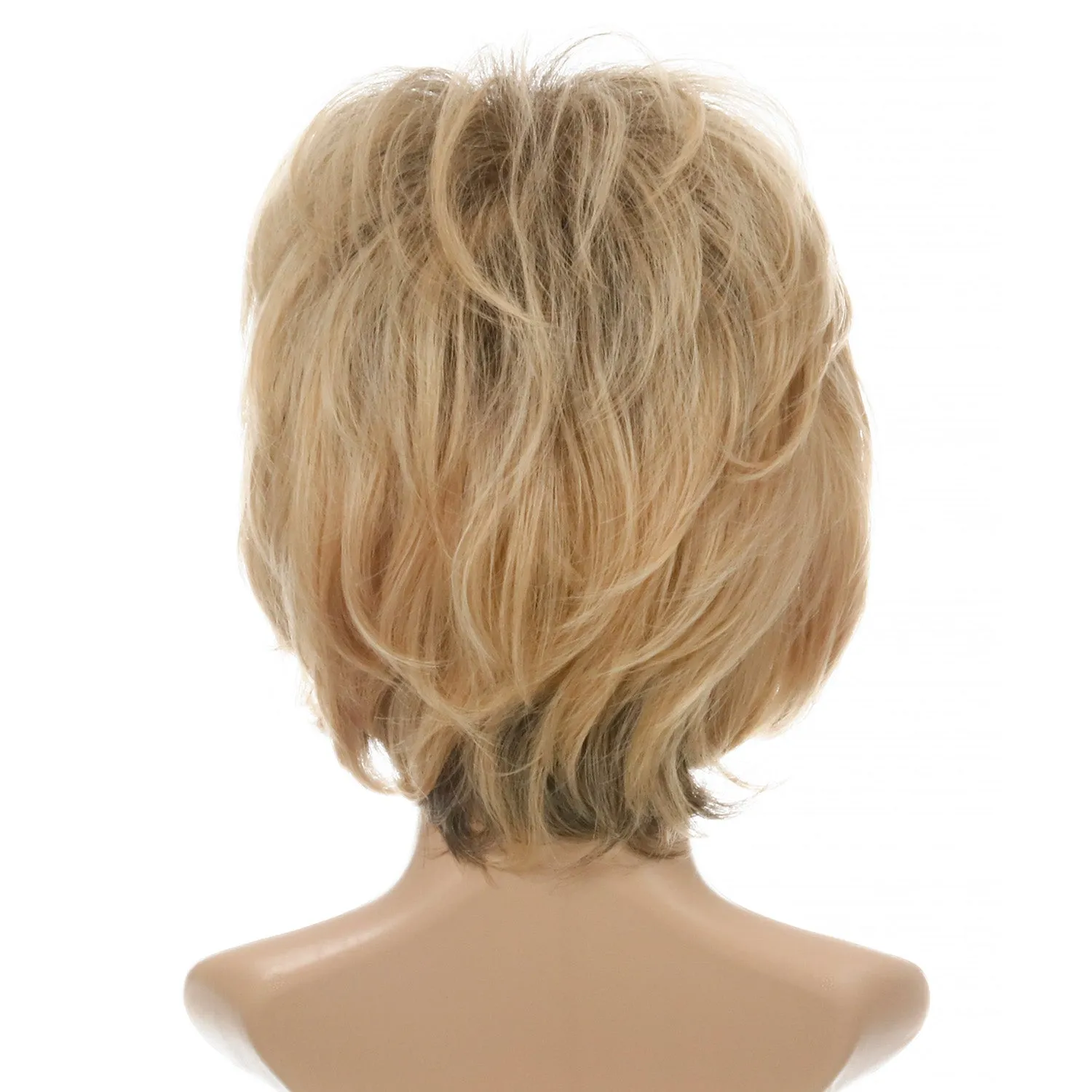 Gail | Blonde Short Pixie Cut Wavy Synthetic Hair Wig