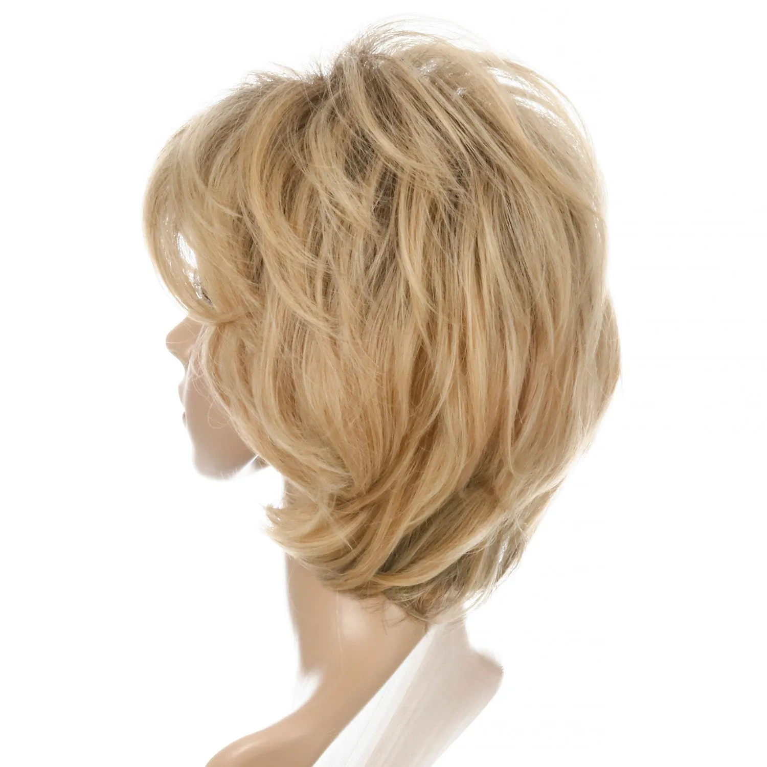 Gail | Blonde Short Pixie Cut Wavy Synthetic Hair Wig