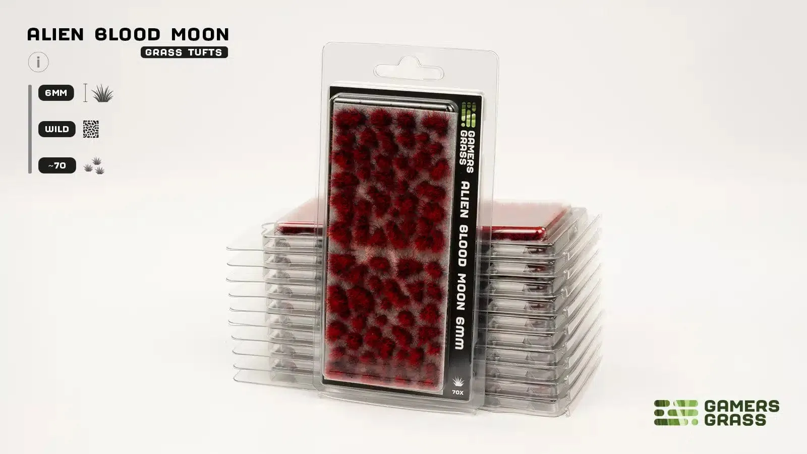 Gamer's Grass Tufts Alien Blood Moon 6mm