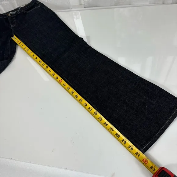 GAP jeans BOOT CUT stretch VINTAGE 4R SOLID blue EUC casual denim boot cut 4R