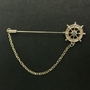 Gold Nautical Lapel Pin Collection