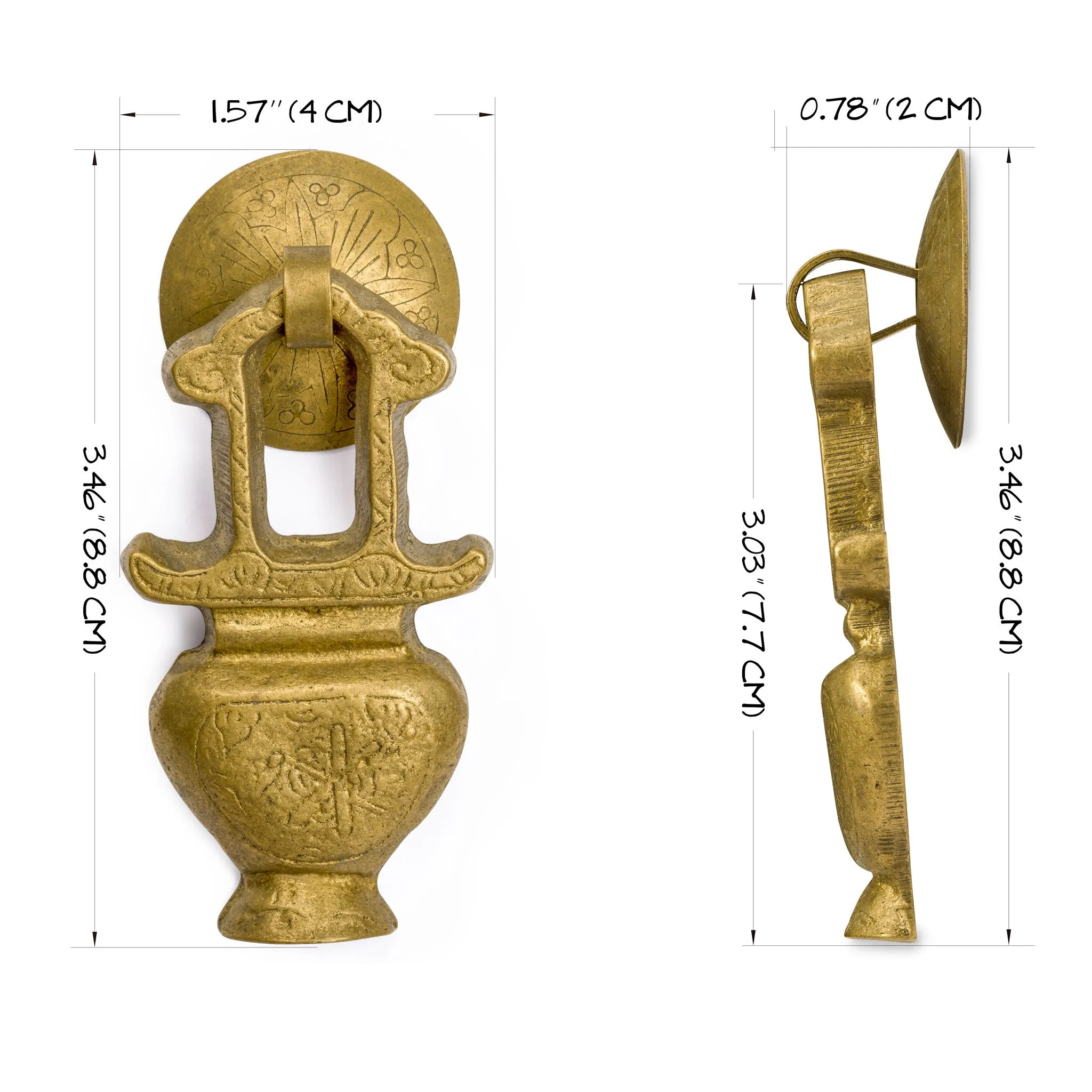 Golden Furnace Pulls 3.5" - Set of 2