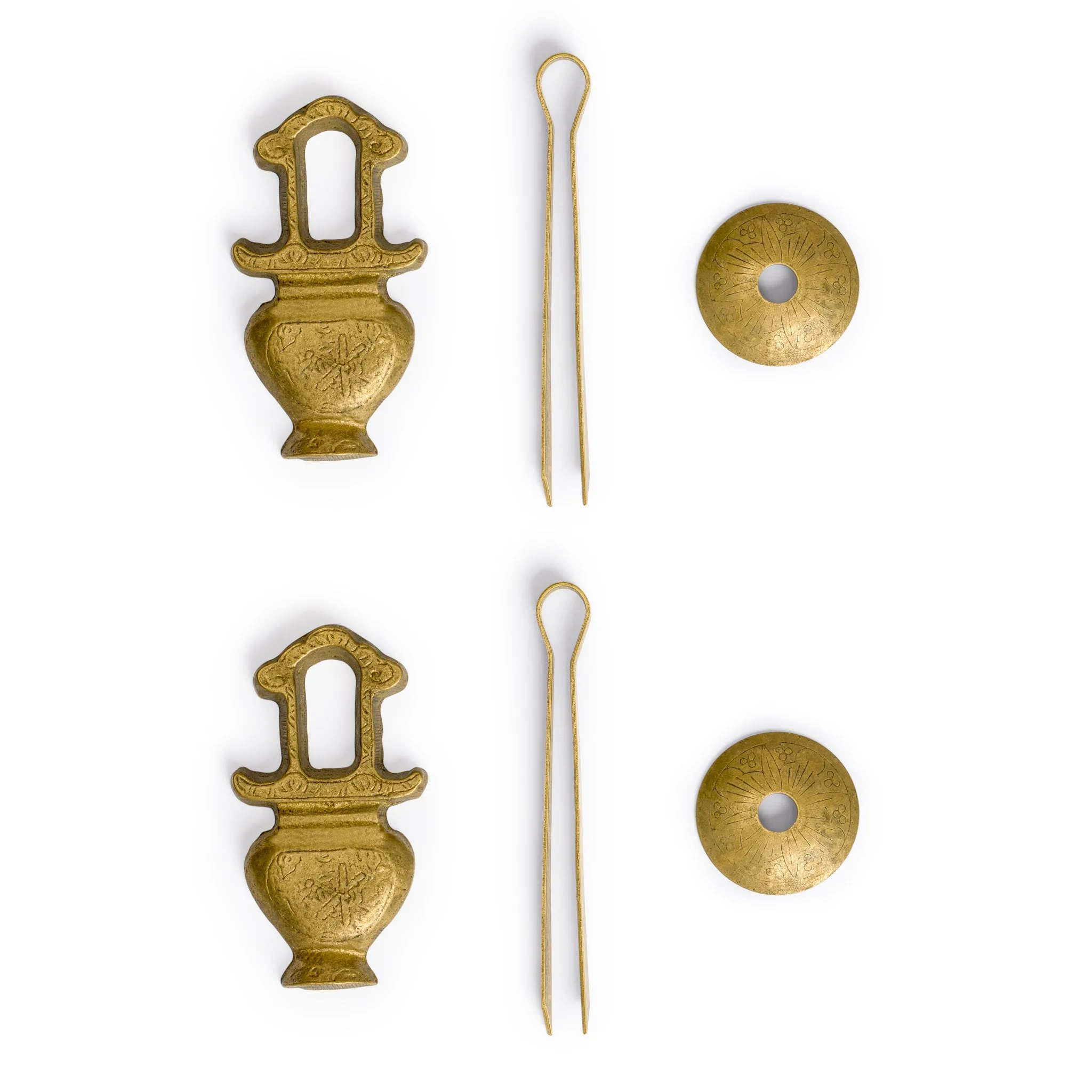 Golden Furnace Pulls 3.5" - Set of 2