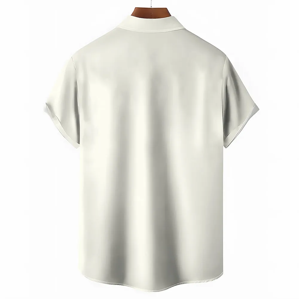 Hawaiian Aloha Casual Oversized Short Sleeve Shirt 2407000965