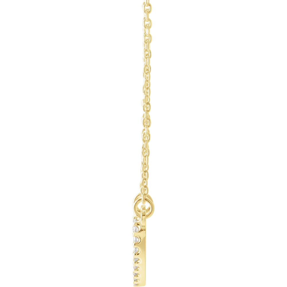 Heart Shaped Diamond Necklace