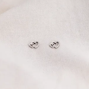 Heartbeat Stud Earrings