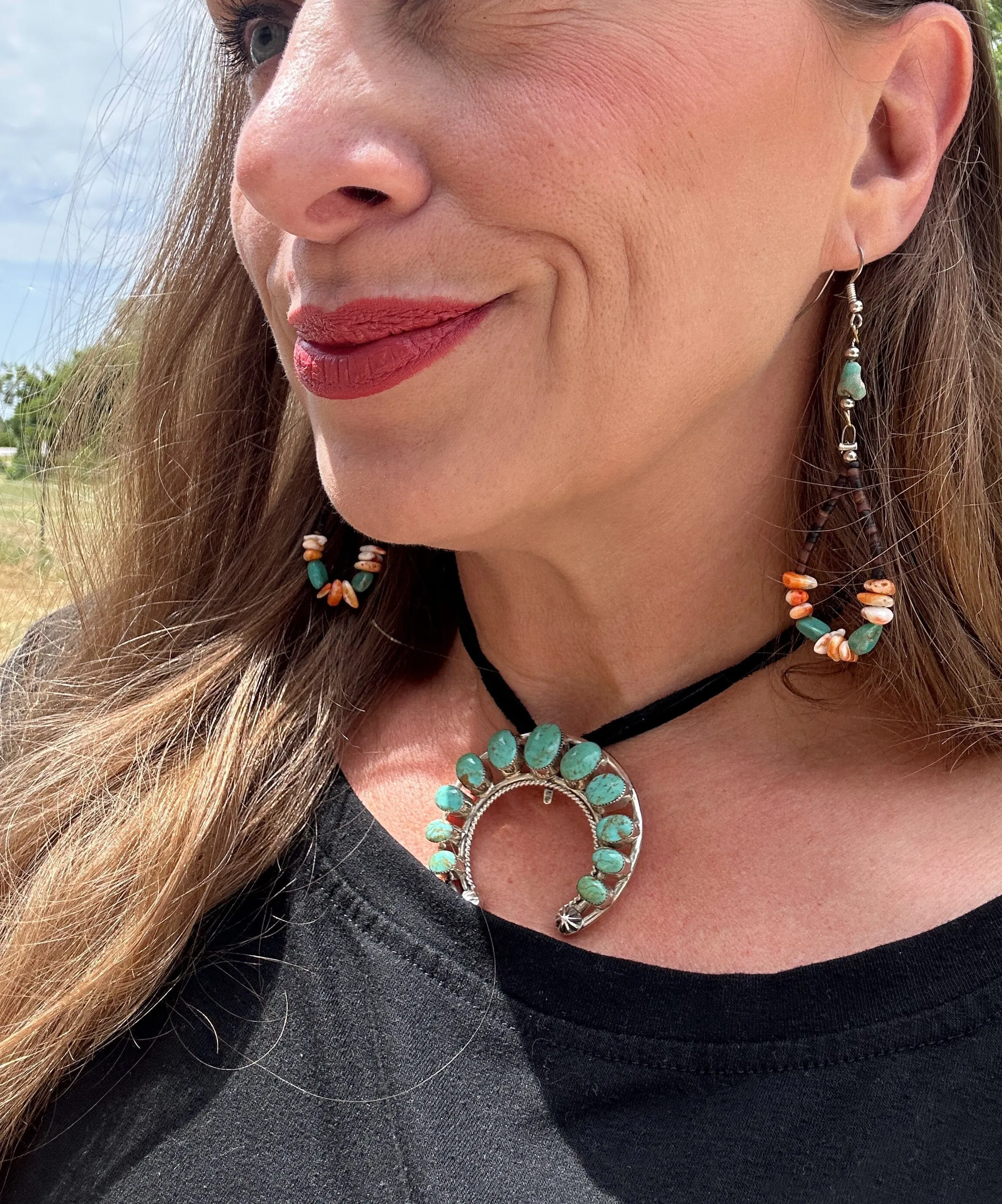 Heishi Loop Earrings