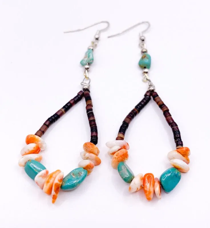 Heishi Loop Earrings
