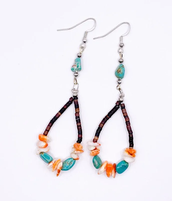Heishi Loop Earrings