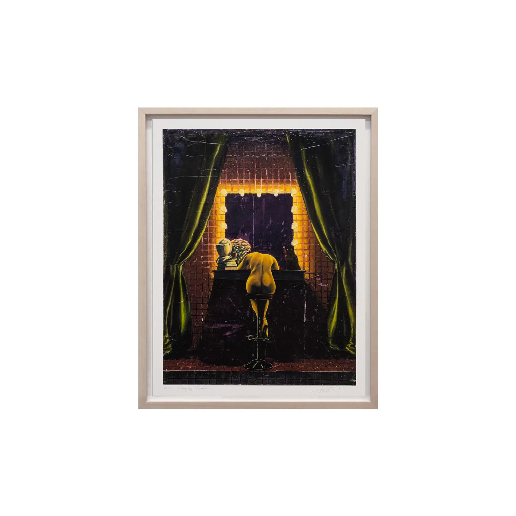 Ho Jae Kim, Changing Room, 2023; Hand-Embellished, Signed, and Numbered Limited Edition Print
