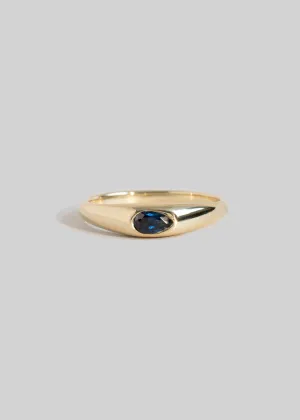 In Stock | Teal Pear Sapphire Petite Risa Ring