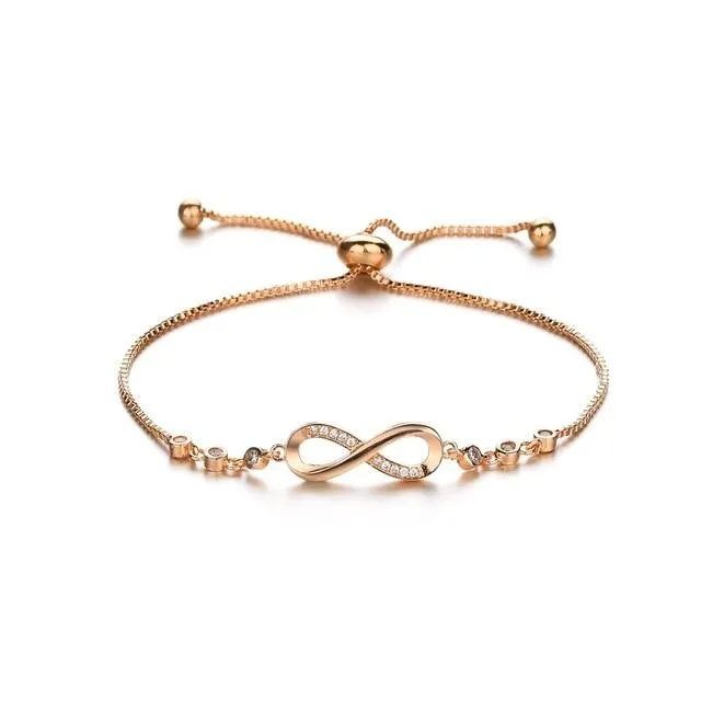 Infinity Charm Bracelet Discounted
