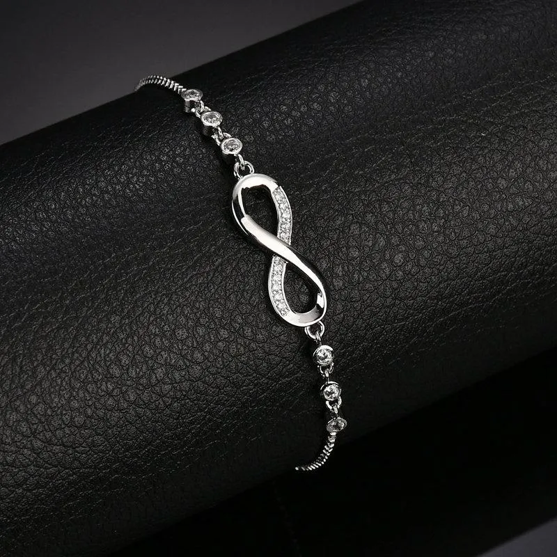 Infinity Charm Bracelet Discounted