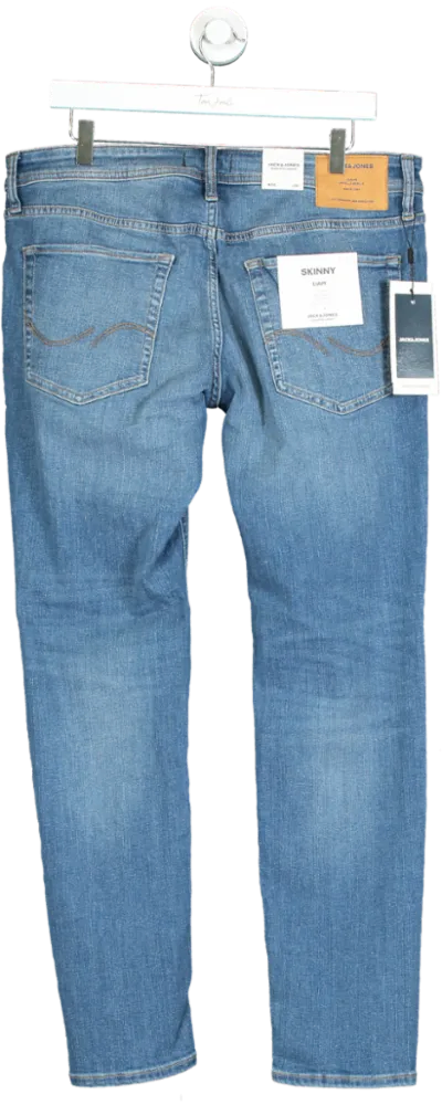 JACK & JONES Blue Denim Jeans Jjlim JJORIGINAL SBD 114 50SPS NOOS W36