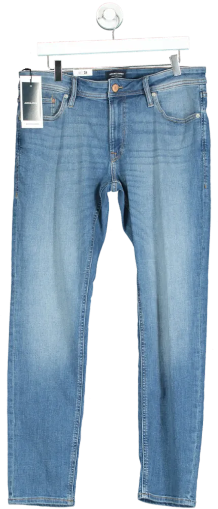 JACK & JONES Blue Denim Jeans Jjlim JJORIGINAL SBD 114 50SPS NOOS W36