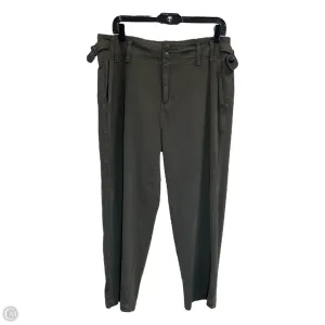 Jeans Wide Leg By Liverpool In Green Denim, Size: 12