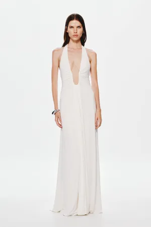 JENNIFER CUPRO MAXI DRESS