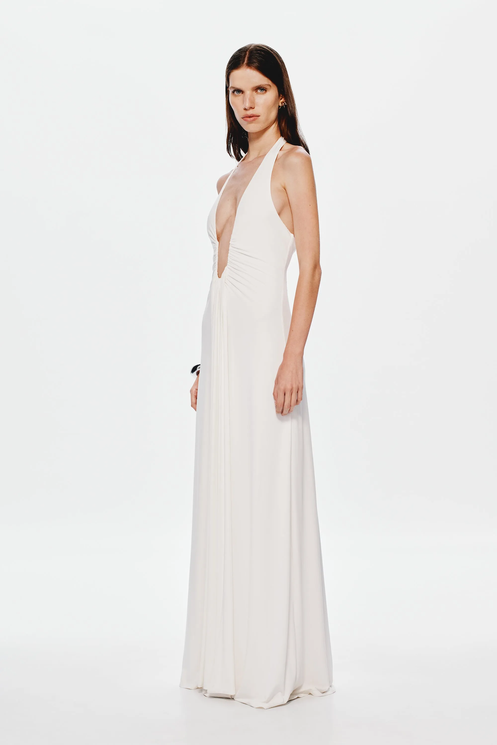 JENNIFER CUPRO MAXI DRESS