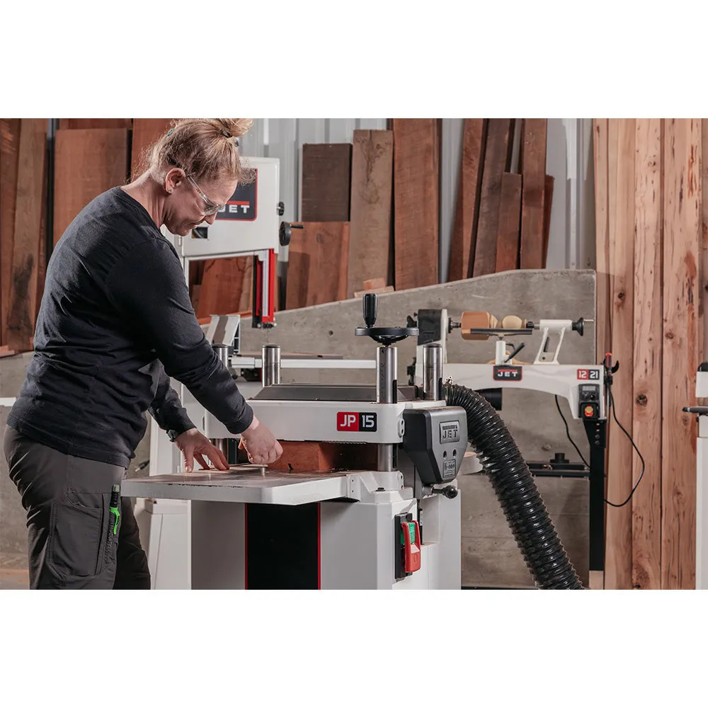 JET JWP-15B 15" Planer 3hp, 1PH, 230V