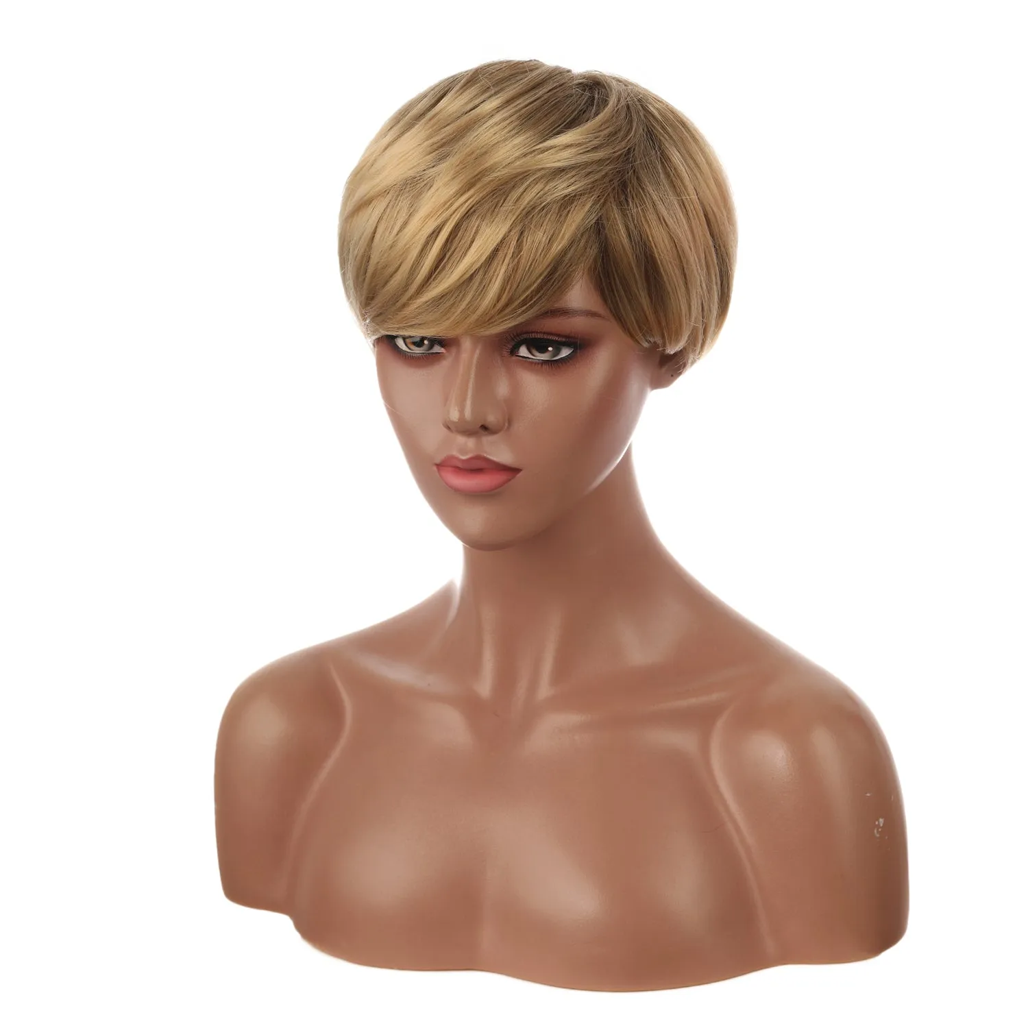 Joebeth | Blonde Short Pixie Cut Wavy Synthetic Hair Wig